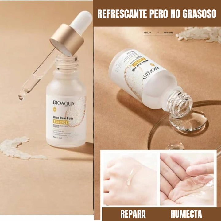 Kit X6 Bioaqua – Rutina Antiedad y Aclarante de Arroz