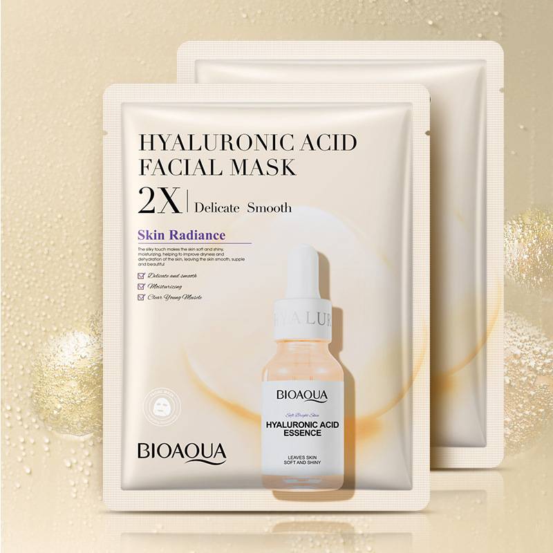Mascarilla facial antiedad de ácido hialuronico y Colageno 2x1